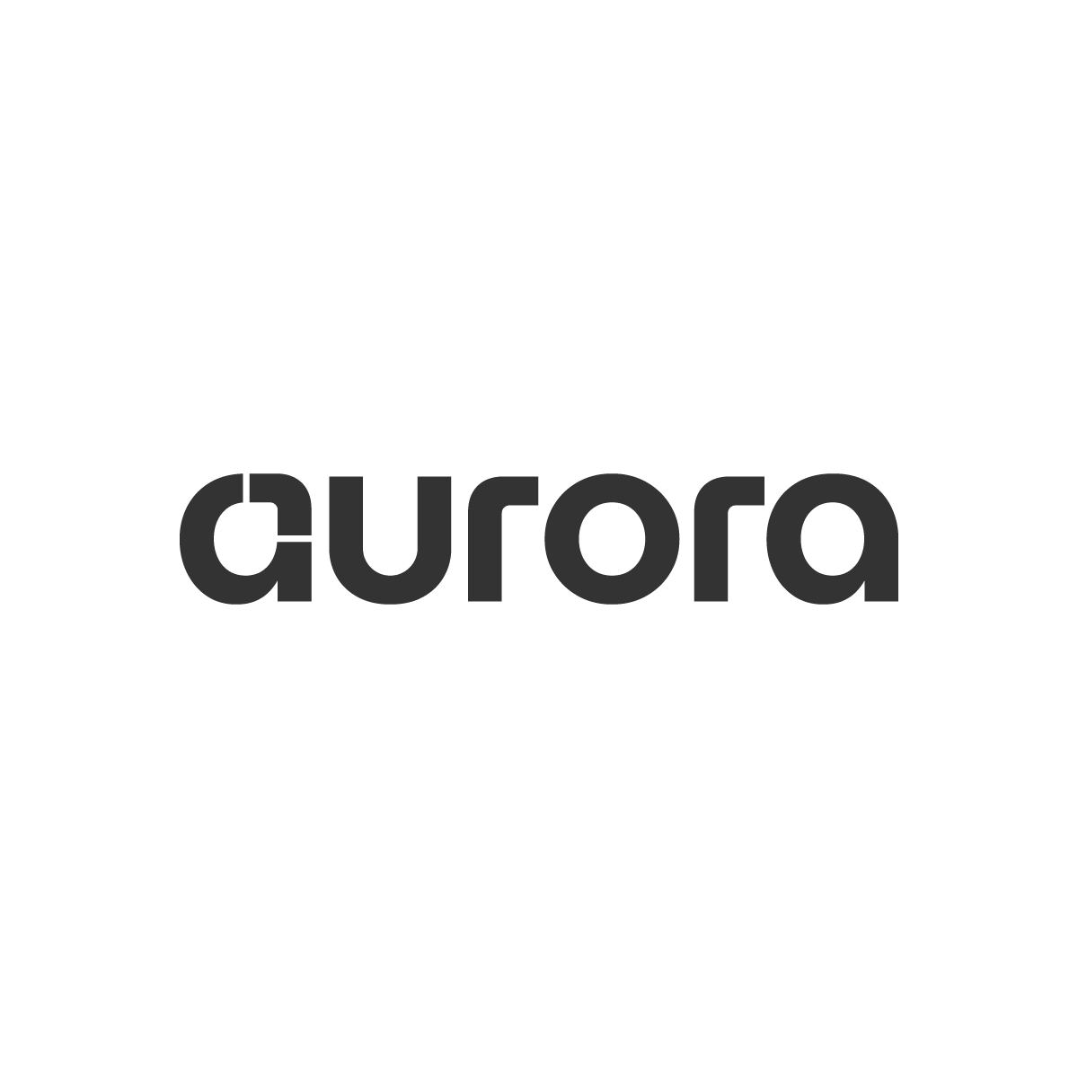 Aurora logotipo nero